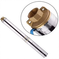 Pompe submersible solaire personnalisable 1300W 4 pouces avec moteur AC/DC PMSM et impeller en plastique MPPT pour l'irrigation agricole