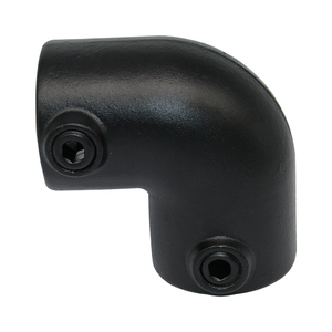 Colliers de serrage pour tuyaux de 1 pouce <span class=keywords><strong>125</strong></span> 2 voies 90 degrés, zingués, moyenne résistance, pour garde-corps de sécurité - Product Image 1