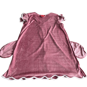 ชุดคลุมอาบน้ำผ้าคอรัลฟลีซสำห<span class=keywords><strong>รับ</strong></span>ผู้หญิง แบบมีซิปด้านหน้า คอวี นุ่มสบาย สีชมพูอ่อน เหมาะสำห<span class=keywords><strong>รับ</strong></span>เจ้าสาว สปา หรือใส่ในชีวิตประจำวัน - Product Image 4