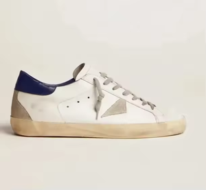 Luxury Designer <b>White</b> Goose Sneakers Comfortable Board <b>Shoes</b> Flat Genuine <b>Leather</b> <b>Shoes</b> Golden Dirty Casual Walking Style <b>Shoes</b> - Product Image 3