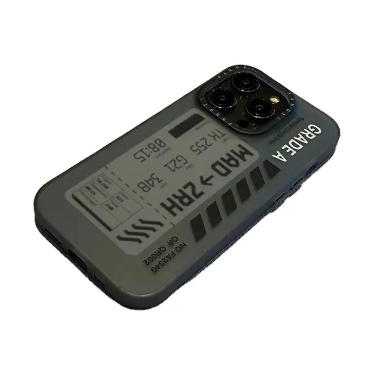 Antiman Tide Label Ticket Siliconen Voor Iphone 13 Mobiele Telefoon Case Mat Voor Iphone 13 14 12 11 Promax X Xr Xsmax