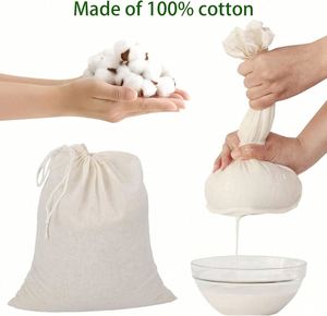 ถุงผ้าฝ้ายแคนวาสสีสันสดใส รีไซเคิล ขนาดสั่งทำได้ พร้อมโลโก้ สำหรับใส่อาหาร ถั่ว ข้าว ผัก - Product Image 5