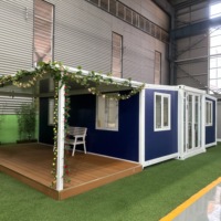 Maison Modulaire Préfabriquée Prête à l'emploi en Conteneur de 20 ou 40 Pieds, Extensible, Villa Préfabriquée, Cuisine, Magasin, Design Contemporain pour l'Extérieur