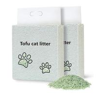 Litière pour chat en tofu à texture douce, respectueuse des pattes de chat, non irritante, faible teneur en poussière, absorption rapide, jetable dans les toilettes, sable pour chat domestique