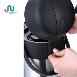 Pot à pression d'air de 3.8 L en acier inoxydable fiole à vide échantillon Logo et emballage personnalisé carafe à eau acceptable pour café et thé - Product Image 4