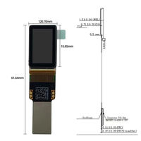 0.49 pouces 1920*1080 40 broches à base de silicium Ar Vr Micro Oled Hd écran Lcd Module affichage fabrication usine en gros