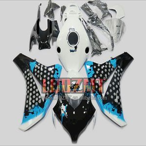 Corps d'injection bleu requin pour HONDA <span class=keywords><strong>CBR</strong></span> <span class=keywords><strong>1000</strong></span> CBR1000 RR CC 1000RR <span class=keywords><strong>08</strong></span> 09 10 11 111LQ.0 CBR1000RR 2008 2009 2010 2011 Carénage - Product Image 2