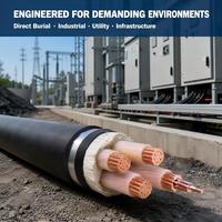Cable de Alimentación de Bajo Voltaje con Certificación IEC 60502 RoHS, 120mm2 400mm2, 4 y 5 Núcleos, Conductor de Cobre con Aislamiento de PVC