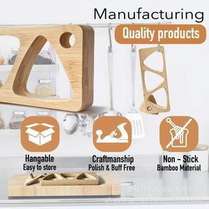 Moule à sushi en bois, presse à boulettes de riz triangulaires pour la fabrication d'Onigiri, outil en forme de bambou - Product Image 4