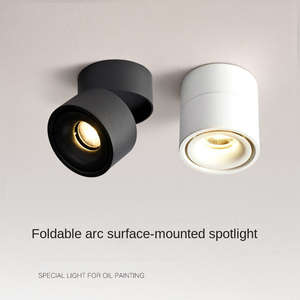 Nuevo foco de pista Led moderno 10W iluminación de dormitorio exterior ajustable foco de techo montado en superficie - Product Image 5