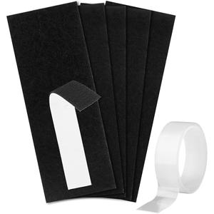 Filtre à air en coton au charbon actif, ovale 250x100x10mm, carré 250x90x10mm, avec support adhésif pour usage domestique - Product Image 2