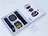 Reloj Inteligente BT de Alta Calidad, Nuevo, OEM, Personalizado, para Fitness, Salud, Presión Arterial, Venta al por Mayor, Resistente al Agua IP68, con Doble Correa