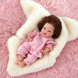 Muñeca <span class=keywords><strong>Reborn</strong></span> Pequeña Ultra Realista de 12 Pulgadas con Diferentes Expresiones, Cuerpo Completo de Silicona, Bebé Realista, Regalo para Niña y Niño, Juguete para Recién Nacidos - Product Image 6