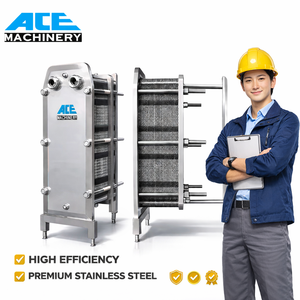 Échangeur de chaleur à plaques en acier inoxydable 304 haute efficacité pour systèmes d'eau chaude et de chauffage - Product Image 6