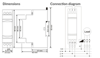 Relais de protection contre les séquences de phase et les pannes A FKV 14 AFKV-14 380V, relais de surveillance de tension
