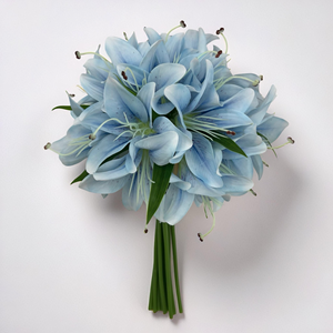 Ramo de Lirios de 12 Tallos Más Vendido, Ramo de Novia - Regalo Romántico para Cumpleaños, Día de San Valentín - Product Image 2