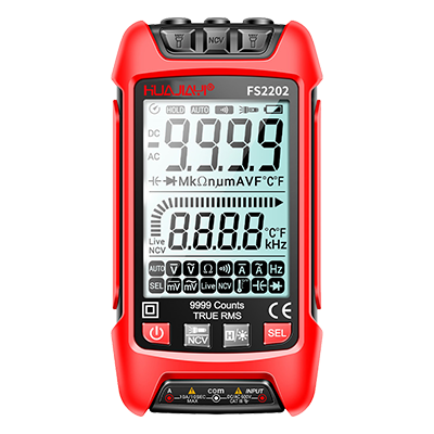 2023 Smart Digital Multimeter 6000 Counts True RMS Auto Electrical Capacitance Meter Temp Resistance Transistor Testers