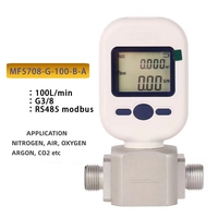 Débitmètre de masse de gaz numérique LCD portable LINO RS485 LoRa/WiFi MF5712/MF5706 0-20L/Min OEM Personnalisable Alimenté par batterie -10-55C 1