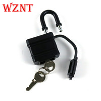 NT-LPC11 Cadenas en laiton de haute qualité 25 mm noir OEM étanche anti-poussière avec couvercle en PVC laminé certifié CE pour usage industriel et de sécurité