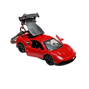 Simulación de dibujos animados Mini coche deportivo llavero colgante adornos y pequeños regalos en plástico acrílico al por mayor - Product Image 5