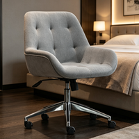 Chaise de bureau pivotante empilable et réglable en hauteur, en tissu durable, personnalisable, pour chambre d'hôtel moderne – Vente chaude directe usine