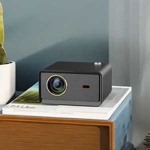 Smart <b>Mini</b> LED Projector Full HD 1080p 4K Android 9.0 WiFi for Portable Home With 3500 Lumens Built-in <b>Speakers</b> H90 2024 Outdoor - Product Image 5
