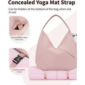 Sac de sport pour femme avec compartiment caché pour tapis de yoga - Product Image 6