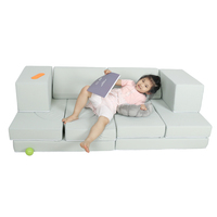 Fauteuil convertible moderne canapé gris foncé pliable en mousse à mémoire de forme lit pour enfants pour chambre à coucher salon invité dormir convertible