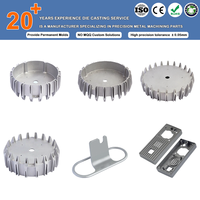 Service de moulage sous pression sur mesure pour dissipateurs de chaleur LED en alliage de zinc et d'aluminium, avec développement d'outillage interne