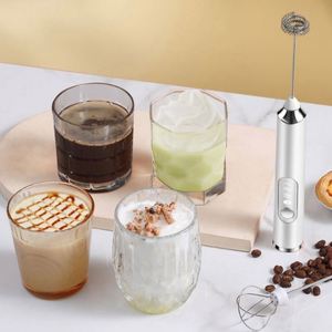 Wholesale Rechargeable Milk Frother 3 Speed Foam <b>Maker</b> With 2 Mixers Custom Logo - Product Image 4