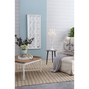 Specchio da terra bianco effetto invecchiato 24 x 60, specchio a figura intera per bagno, camera da letto, soggiorno - Product Image 3