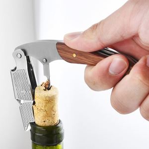Ouvre-bouteille de vin et de bière en acier inoxydable de haute qualité, design raisin et hippocampe, avec tournevis à fil, tire-bouchons et ouvre-bouteilles - Product Image 4
