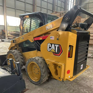OFERTA ESPECIAL: Minicargadora de Ruedas Usada Original de Japón CAT262D, Maquinaria para Movimiento de Tierras, Minicargadora Caterpillar - Product Image 1