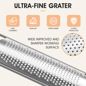 <span class=keywords><strong>Râpe</strong></span> <span class=keywords><strong>à</strong></span> <span class=keywords><strong>fromage</strong></span> <span class=keywords><strong>professionnelle</strong></span> Maisons, zézette <span class=keywords><strong>à</strong></span> citron en acier inoxydable, poignée ergonomique, durable, compatible lave-vaisselle - Product Image 3