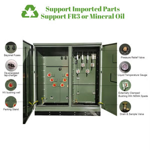 तीन चरण पैड 34.5kv 13.8kv 13.2kv 13.2kv से 240v 480v चरण डाउन ट्रांसफार्मर - Product Image 3