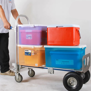 सबसे लोकप्रिय खड़ी क्षमता 600lbs भारी कर्तव्य एल्यूमीनियम हाथ ट्राली Dollys foldable हाथ ट्राली - Product Image 4