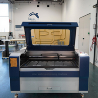 Machine de gravure et de découpe laser CO2 100W pour bois, acrylique, verre, cuir, métal, caoutchouc - CNC refroidi par eau avec support IA