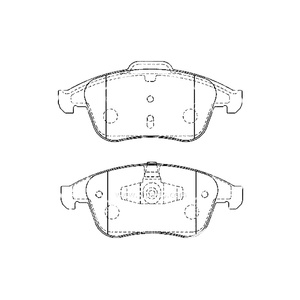 Plaquette de frein SDCX FDB4068 / 410600011R / GDB1808 pour RENAULT <span class=keywords><strong>LAGUNA</strong></span> Coupé/Grandtour - Product Image 2