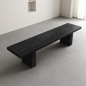 Sgabello Moderno Semplice in Legno Massello per Camera da Letto, Ottomana per Soggiorno, Sgabello Domestico per il Riposo a Fondo Letto - Product Image 6