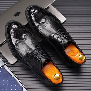 Chaussures Richelieu Derby Marron Foncé Grande Taille – Chaussures de Bureau et de Cérémonie Imperméables à Lacets pour l'Automne, Idéales pour le Travail et les Mariages, Très Tendance - Product Image 2