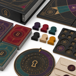 Caja de Cartón Rígido Magnética Personalizada, Inspirada en Vitral Europeo, Juego de Mesa de <span class=keywords><strong>Escape</strong></span> <span class=keywords><strong>Room</strong></span> con Diseño Personalizable - Product Image 2