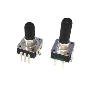 Encodeur rotatif incrémental à poignée en plastique, interrupteur vertical, encodeur rotatif pour appareils ménagers. - Product Image 1