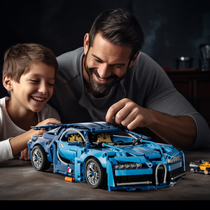 Prix d'usine 1131+ pièces, échelle 1:14, simulation CPSIA, <span class=keywords><strong>Bugatti</strong></span> <span class=keywords><strong>Divo</strong></span>, voiture à construire en blocs, <span class=keywords><strong>jouet</strong></span> en briques pour enfants de 6 ans et plus - Product Image 3