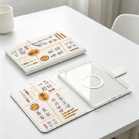 Kompatibel dengan Kindle Magnetic Detachable Book Cover KPW6, Casing Akrilik Transparan dengan Penutup Snap KPW543 untuk E-reader