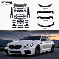 Kit carrosserie MT Evolution pour BMW Série 6 F06 F12 2011-2018 Noir brillant Pacquet aérodynamique Conversion de pare-chocs ABS Prix usine B2B