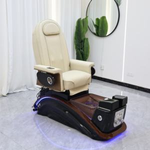 Meilleur <span class=keywords><strong>fauteuil</strong></span> professionnel de luxe personnalisable avec logo pour salon de manucure, massage des pieds et spa, et réparation des ongles - Product Image 3