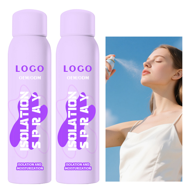 Facial Care Products UV Protection Isolation Spray Brightening OEM ODM Refreshing Aerosol Cosmetics Isolation Spray Factory