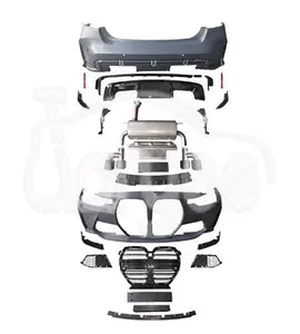 Mise à niveau du kit de carrosserie M3 G20 pare-chocs avant arrière pour <span class=keywords><strong>BMW</strong></span> F30 série 3 Bodykit 330i garde-boue garniture gril échappement pièces de voiture accessoire de réglage - Product Image 1