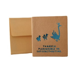 Tarjetas de Felicitación para el Día del Padre, de Papel Kraft, con Corte Cuadrado Hueco, Duraderas, Tarjetas de Regalo Premium para Deseos del Día del Padre - Product Image 2