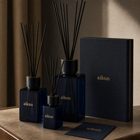 AIKUN Solusi Satu Pintu Akses untuk Minyak Esensial Alami Tahan Lama, Kotak Hadiah Mewah dengan Label Pribadi, Reed Diffuser untuk Hadiah Perusahaan
